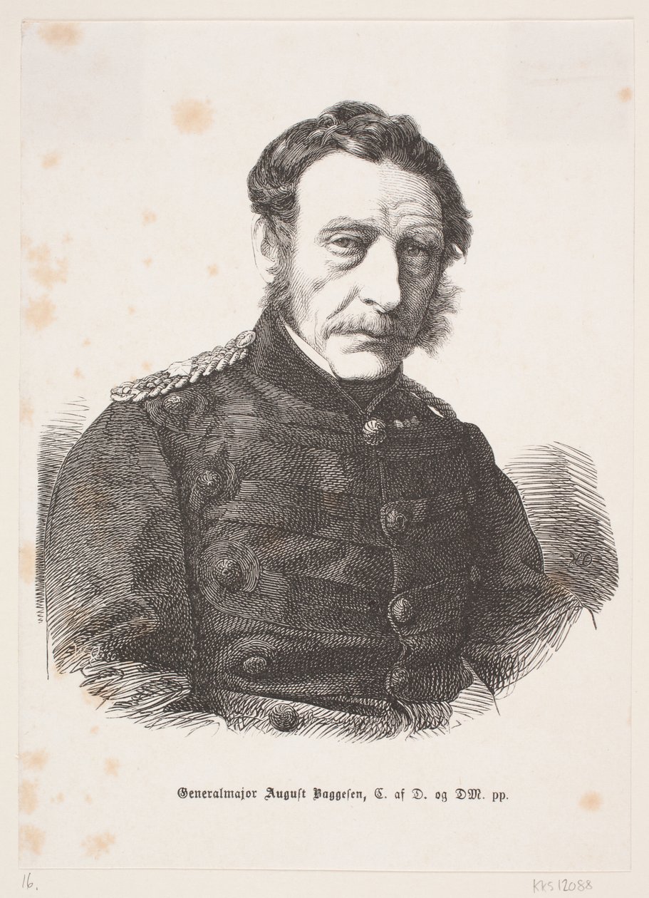 Generale August Baggesen da Franz Wilhelm Obermann