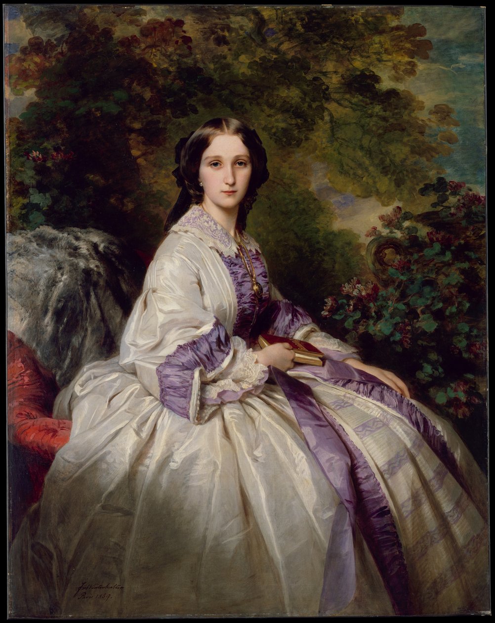 Contessa Alexander Nikolaevitch Lamsdorff (Maria Ivanovna Beck, 1835–1866) da Franz Xaver Winterhalter