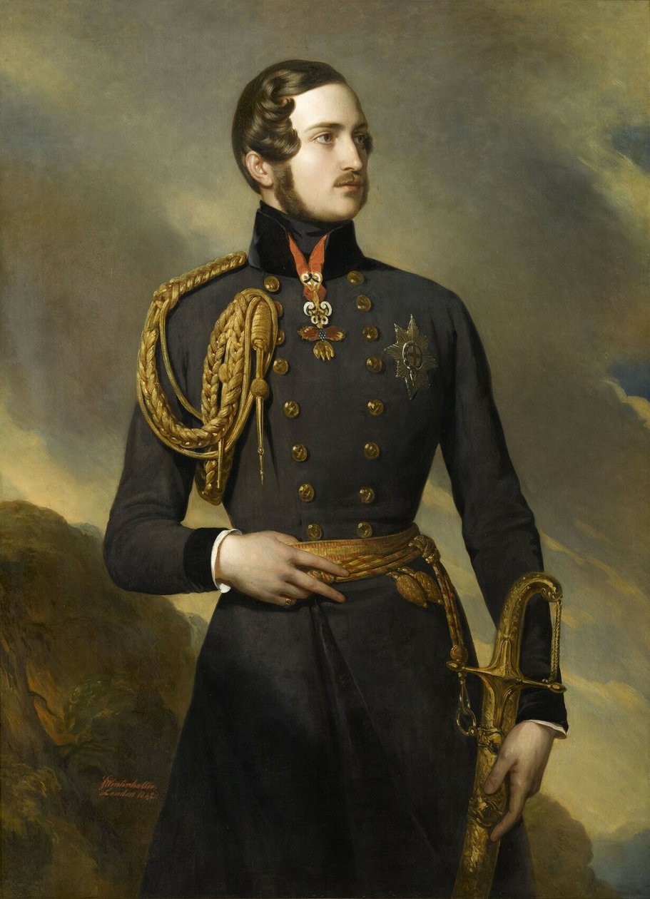 Francese:  Alberto di Saxe-Cobourg-Gotha, principe consorte (1819-1861) Alberto di Saxe-Coburg-Gotha, principe consorte (1819-1861) da Franz Xaver Winterhalter