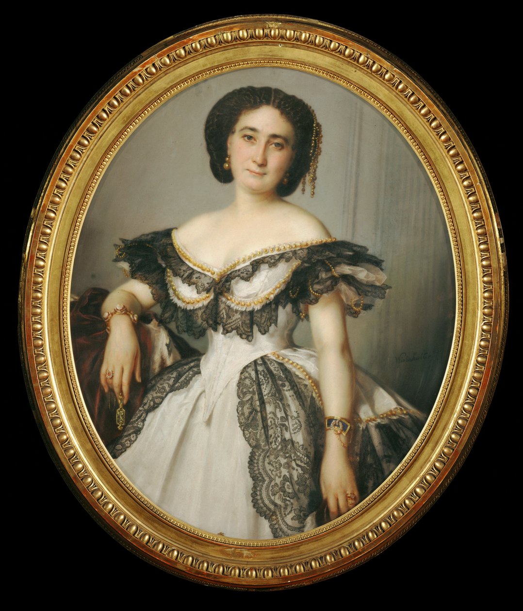 Ritratto di donna - ritratto di una signora ... da Franz Xaver Winterhalter