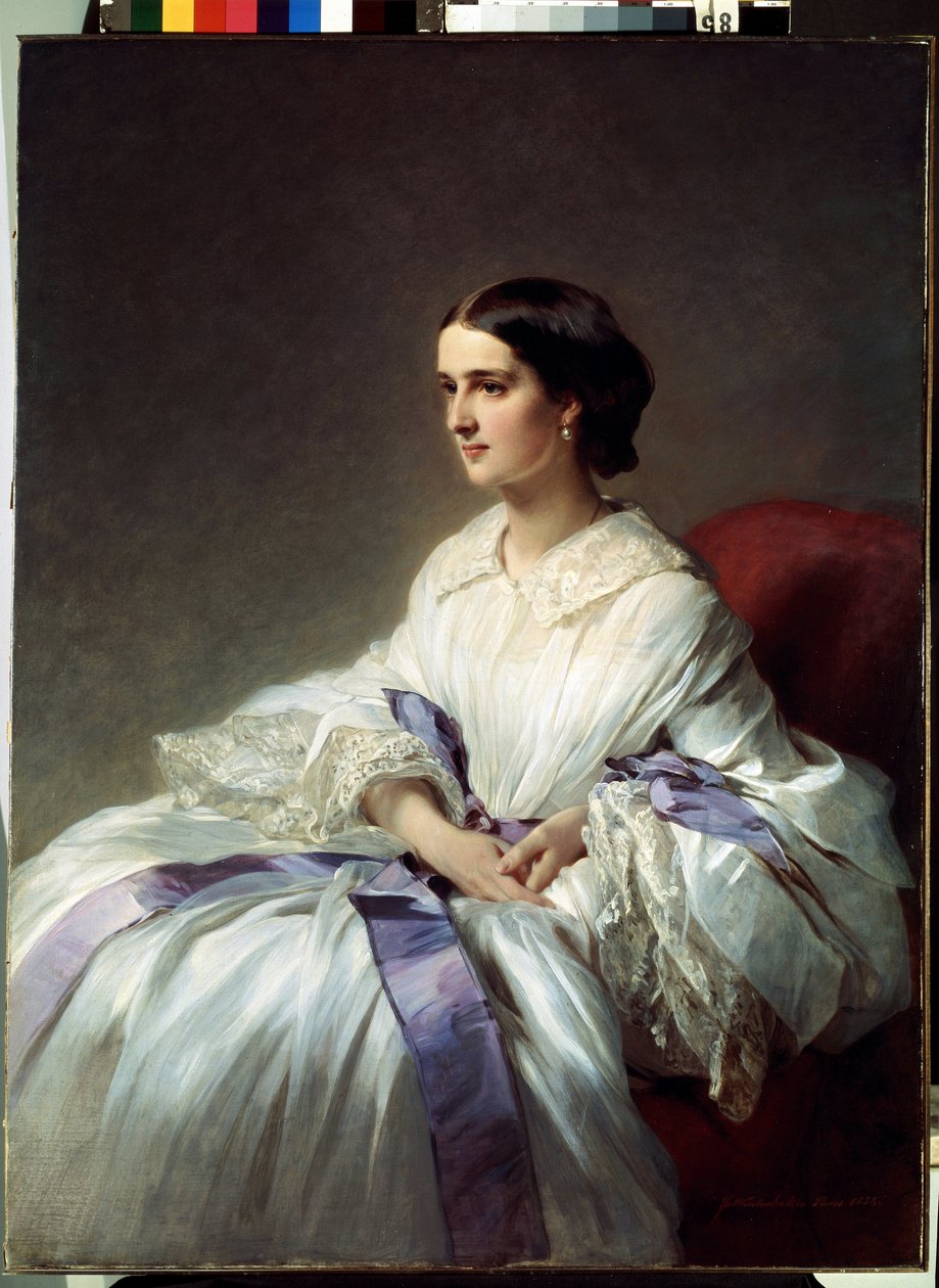 Ritratto della contessa Olga Shuvalova da Franz Xaver Winterhalter