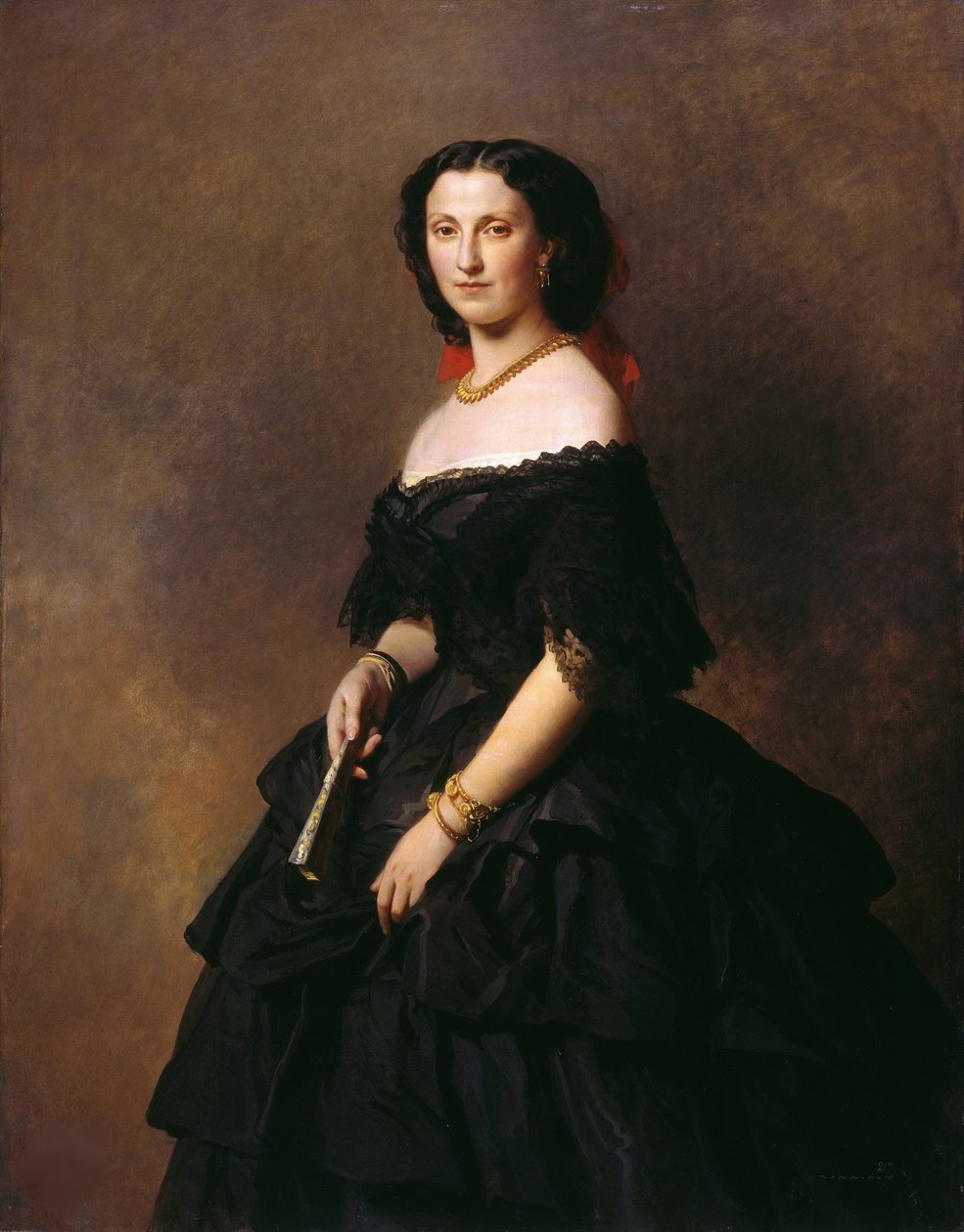 Ritratto della Duchessa Elizaveta Alexandrovna Baryatinskaya, nata Principessa Chernysheva 1826-1902 da Franz Xaver Winterhalter