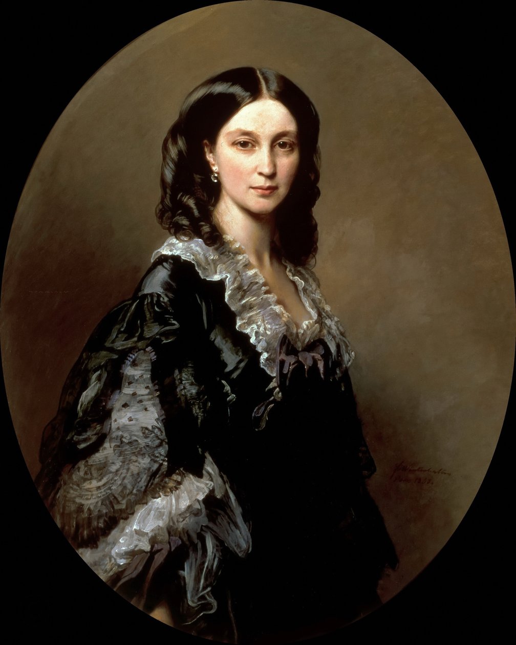 Ritratto della Duchessa Elizaveta Alexandrovna Baryatinskaya, nata Principessa Chernysheva 1826-1902, 1858 da Franz Xaver Winterhalter