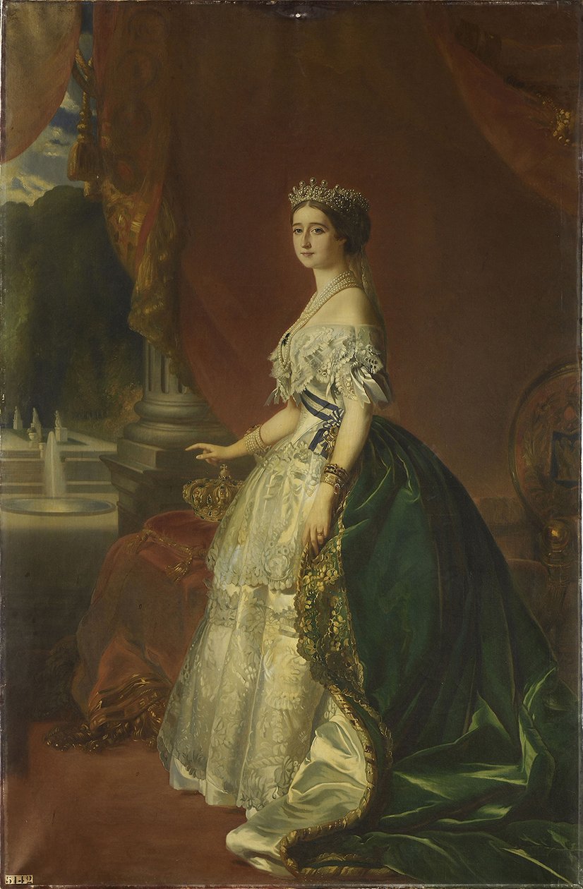 Ritratto di Eugenie de Montijo 1826-1920, imperatrice dei francesi, 1853 da Franz Xaver Winterhalter