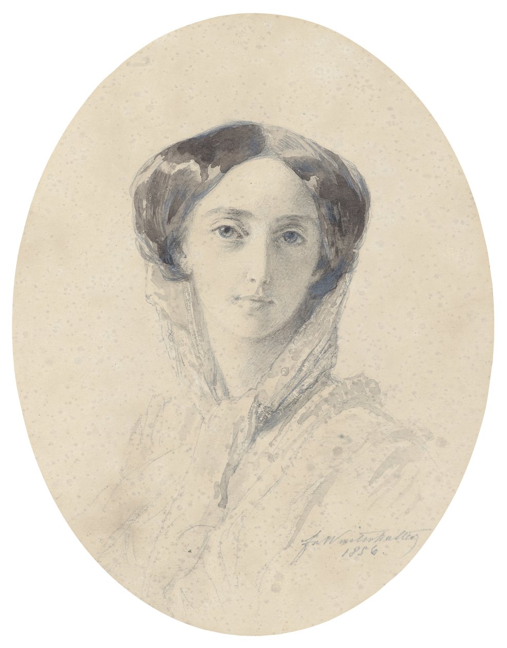Ritratto della Granduchessa Olga Nikolaevna di Russia, Regina di Württemberg da Franz Xaver Winterhalter