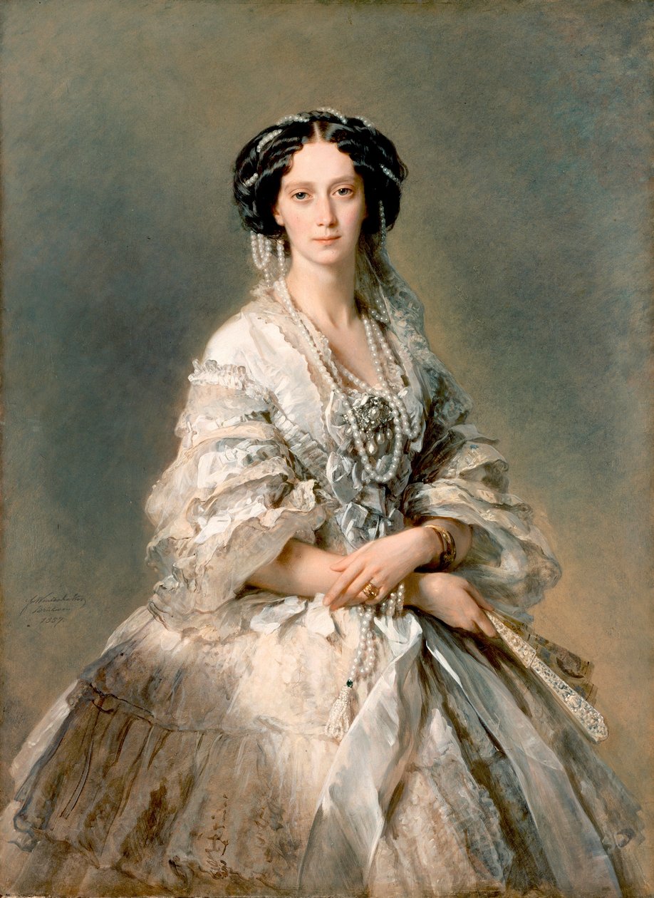 Ritratto di Maria Alexandrovna, 1857 da Franz Xaver Winterhalter