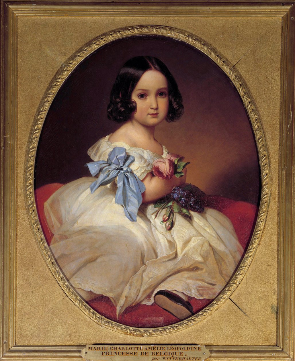 Ritratto di Maria Carlotta Amalia di Sassonia, Imperatrice del Messico (1840-1927) da Franz Xaver Winterhalter