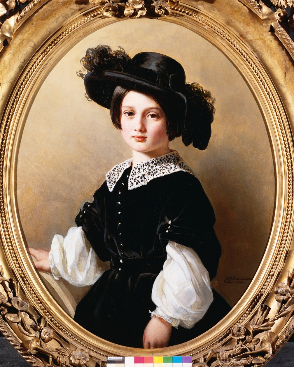 Ritratto di una giovane ragazza da Franz Xaver Winterhalter