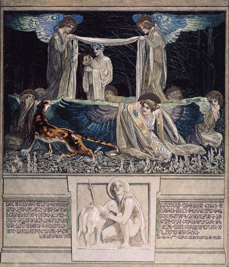 Illustrazione dalla Divina Commedia di Dante, Inferno da Franz von Bayros