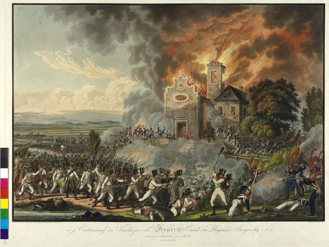 Battaglia di Aspern 1809 da Franz von Habermann