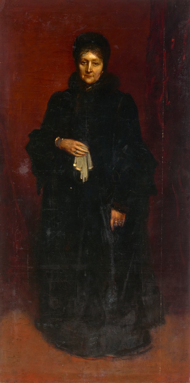 Augusta, regina da Franz von Lenbach