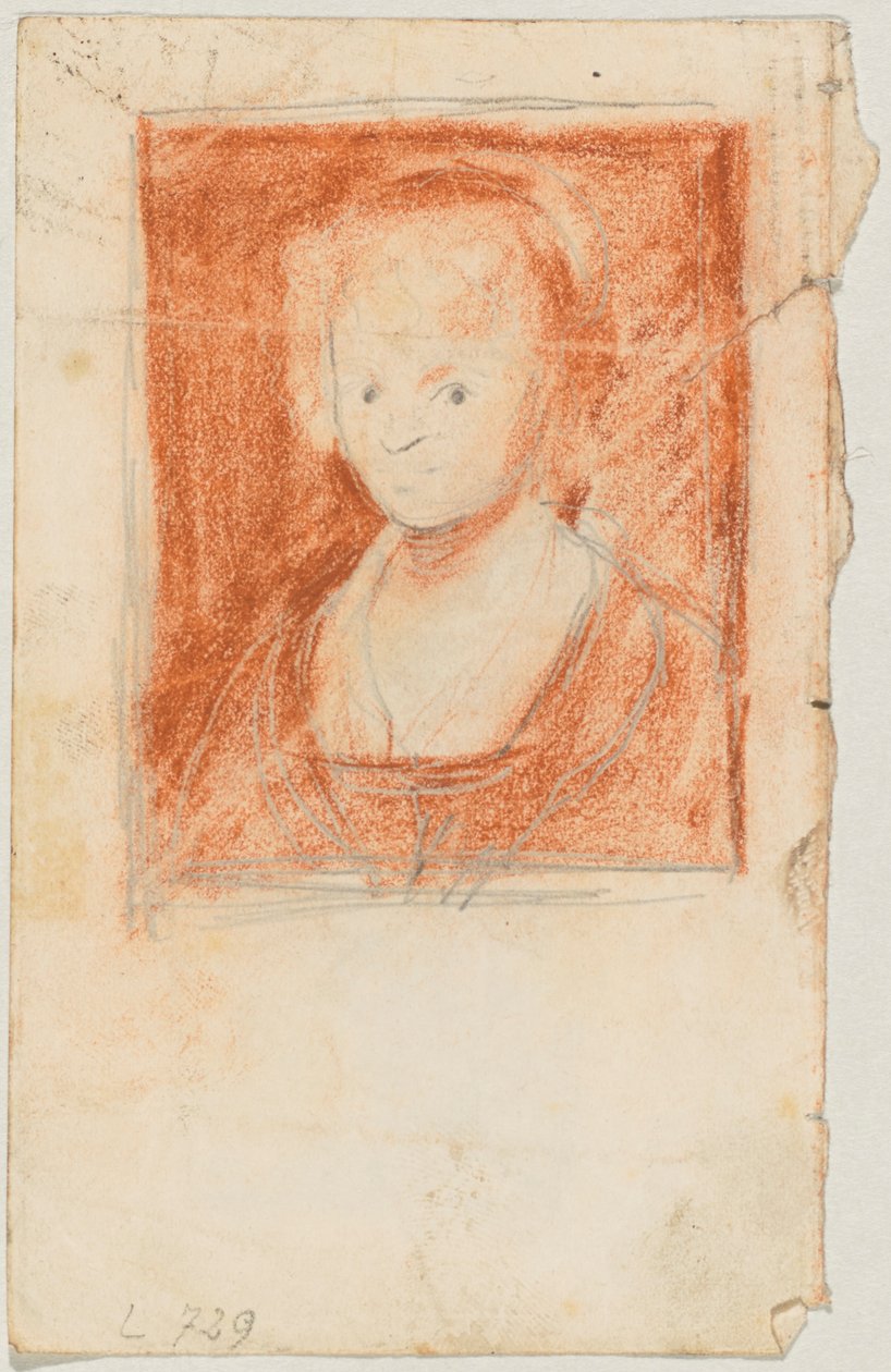 Brustbild eines jungen Mädchens; vermutlich nach Rubens da Franz von Lenbach