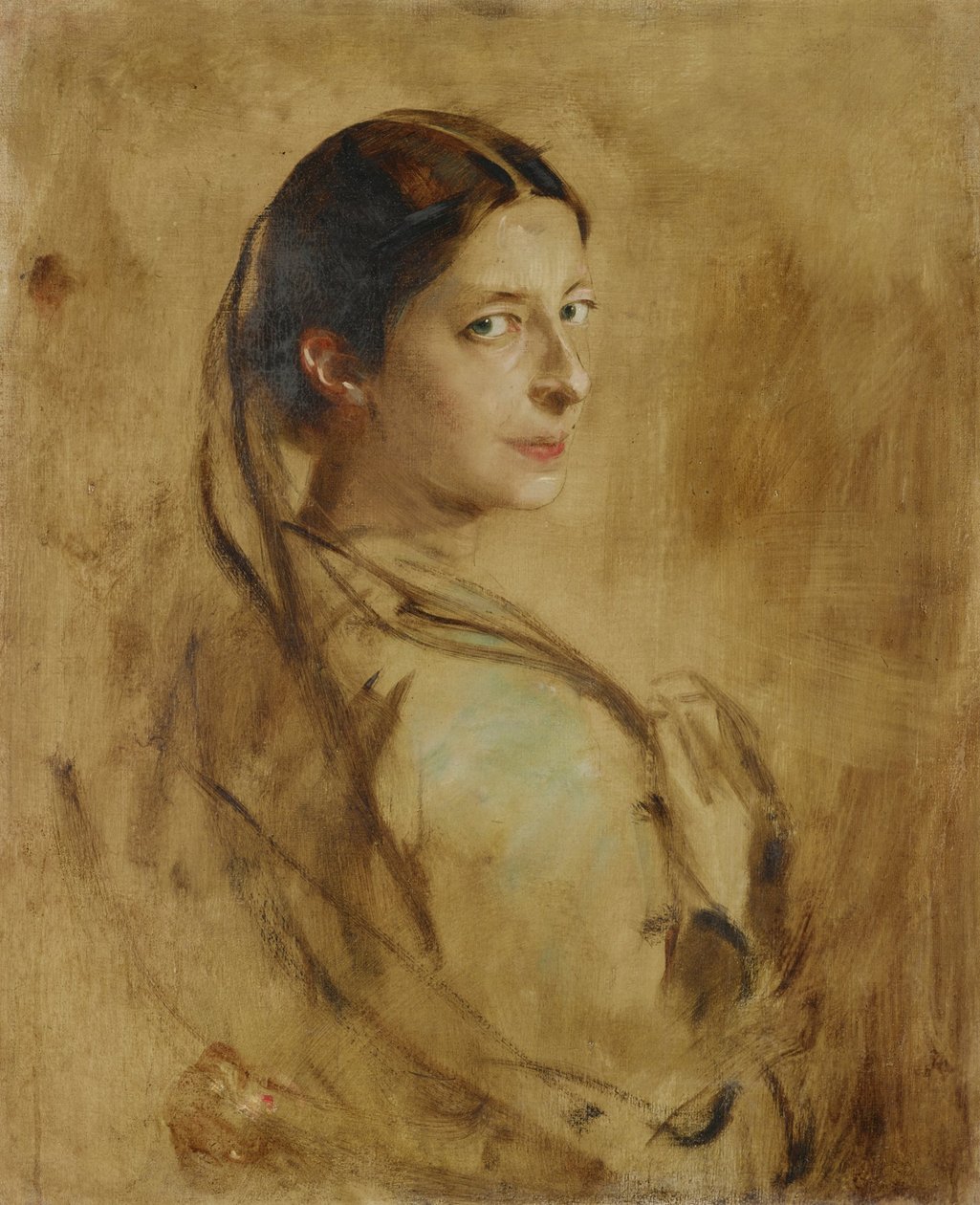 Leopoldine (?) Baronessa von Plessen-Cronstern da Franz von Lenbach