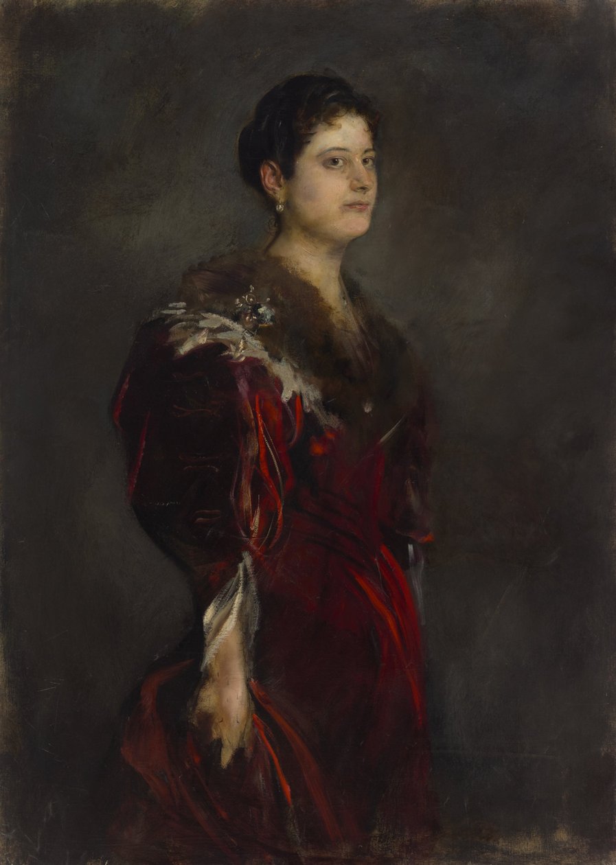 Marie Baronessa Harkányi da Franz von Lenbach