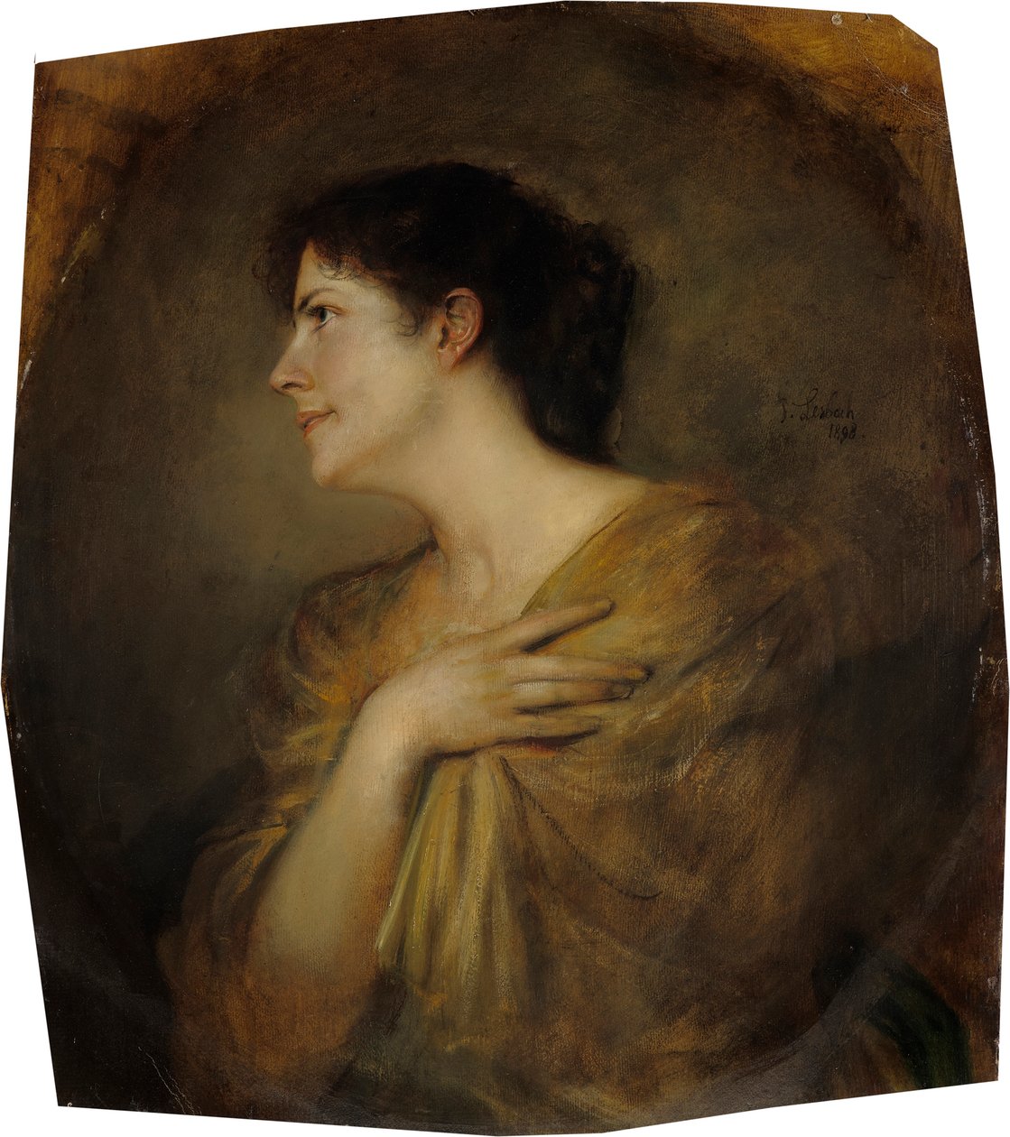 Mary Stuck (nata Lindpaintner) da Franz von Lenbach