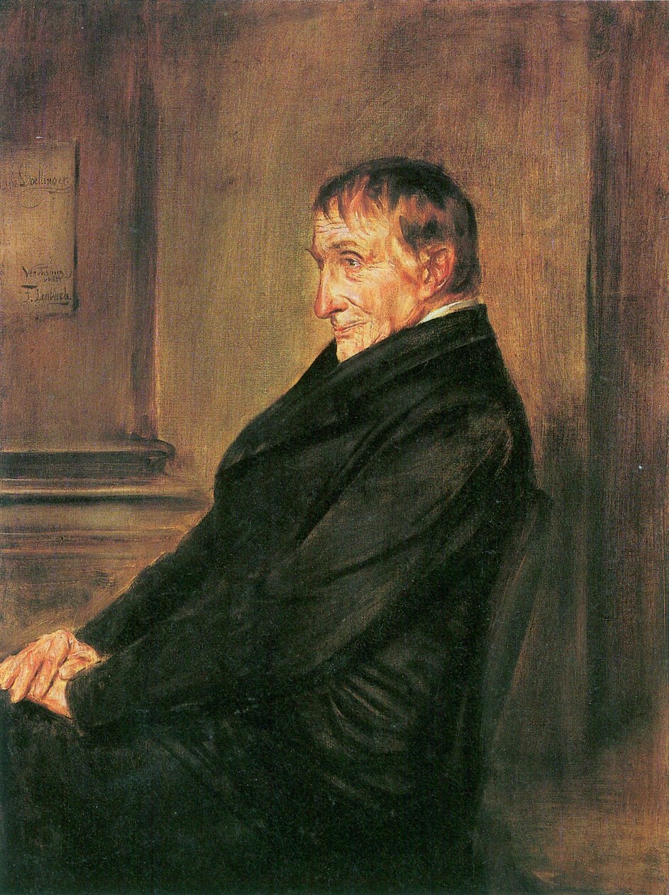 Ritratto di Ignaz von Döllinger da Franz von Lenbach