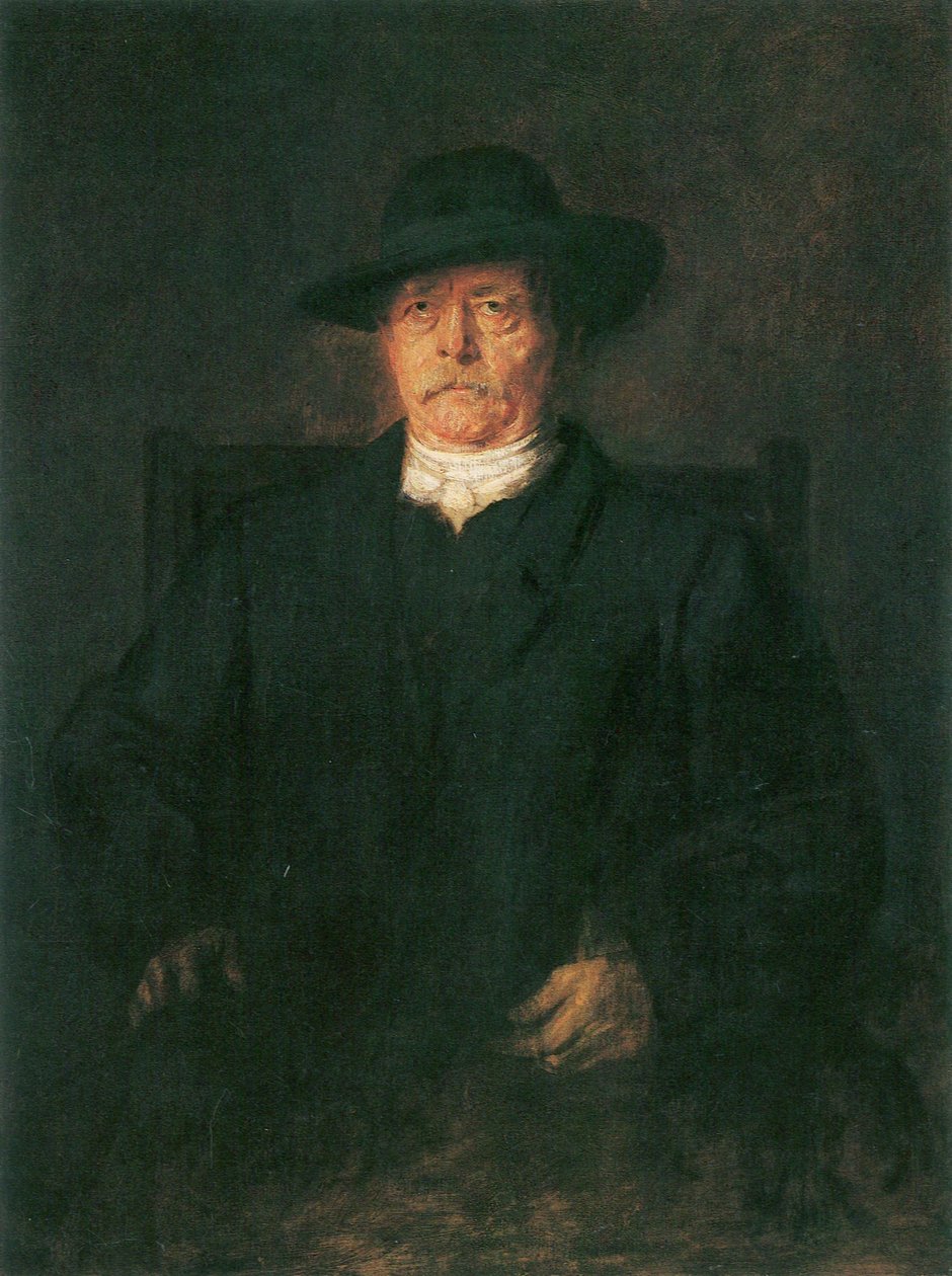 Ritratto di Otto von Bismarck da Franz von Lenbach