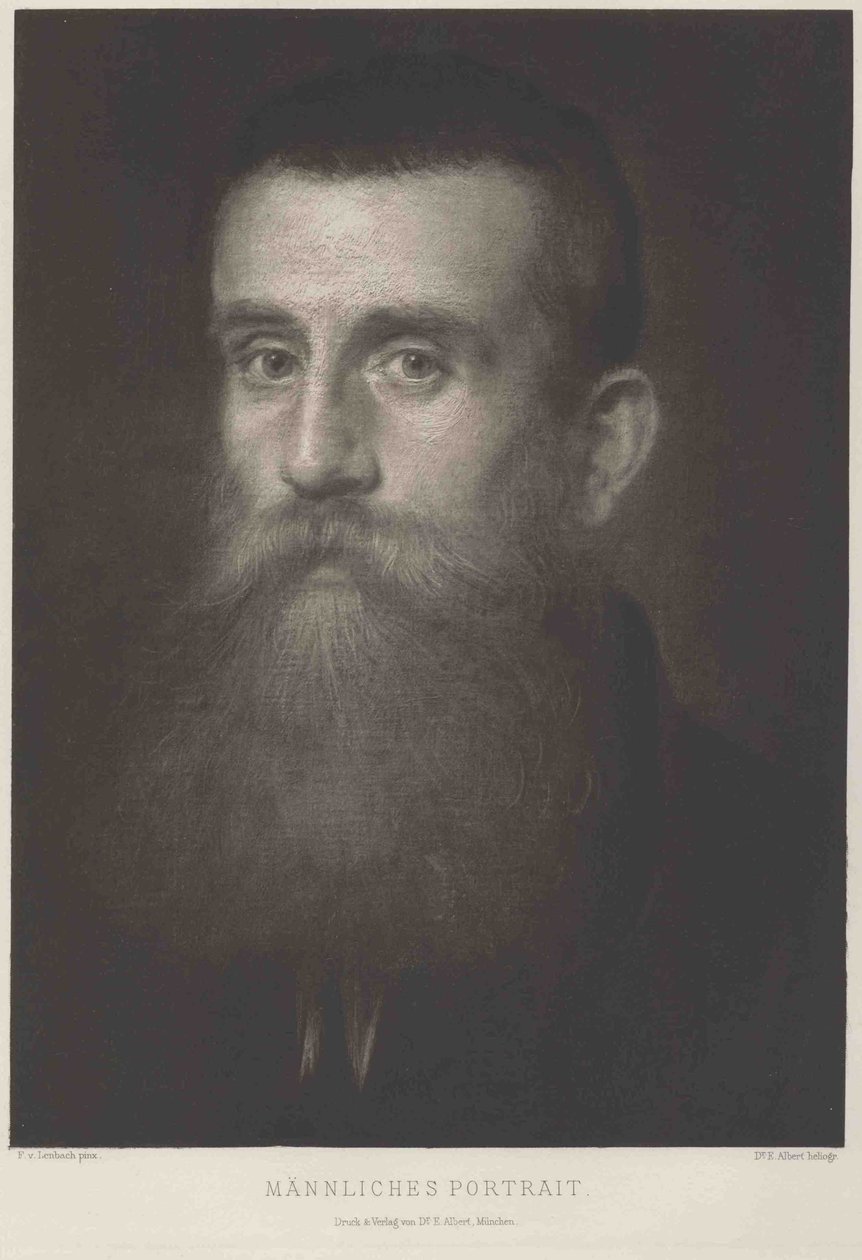 Intestazione dello studio da Franz von Lenbach