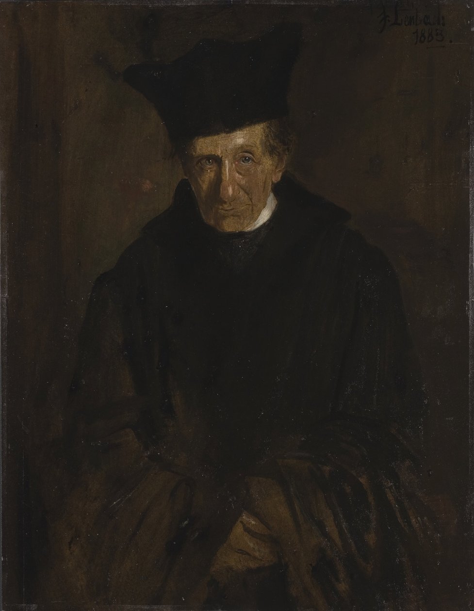 Il teologo Ignaz von Döllinger da Franz von Lenbach