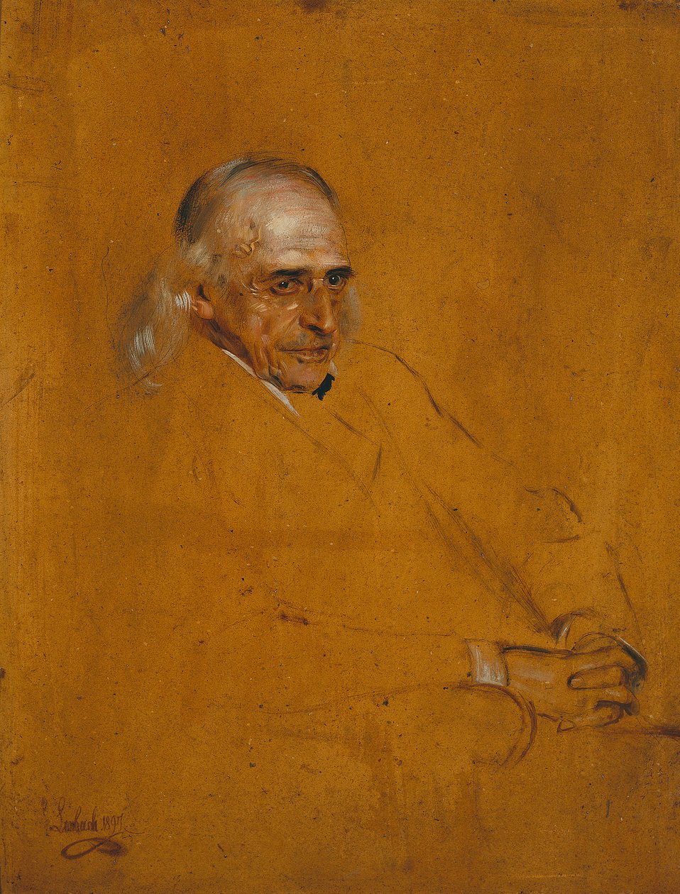 Theodor Mommsen. Studio da Franz von Lenbach