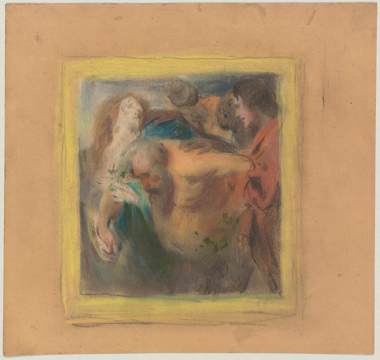 Trunkener Silen; nach Rubens, freie Variation da Franz von Lenbach