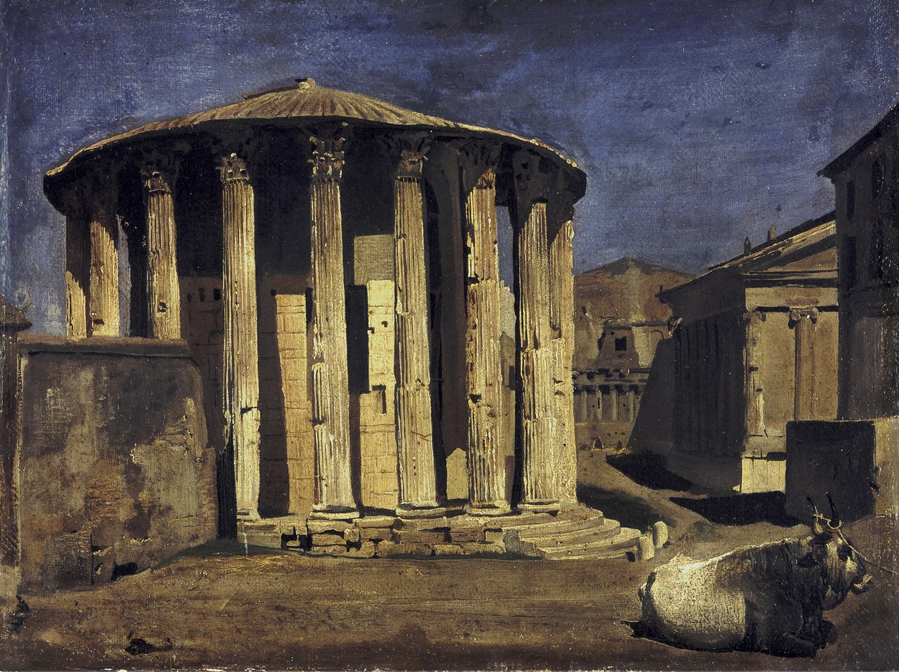 Tempio di Vesta a Roma da Franz von Lenbach