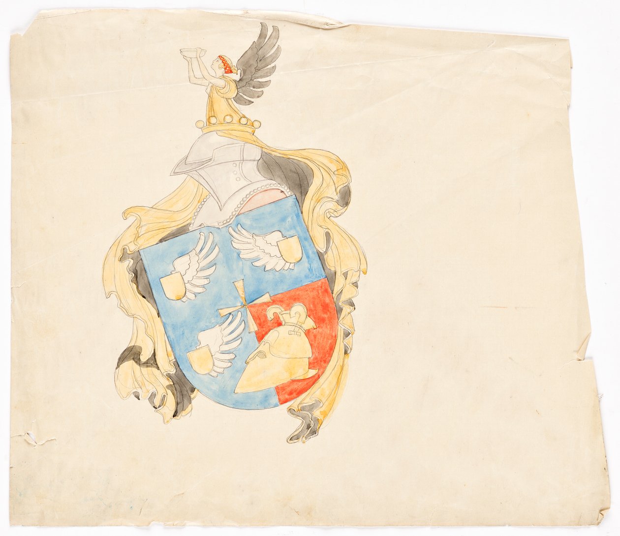 Bozza per uno stemma di famiglia da Franz von Matsch