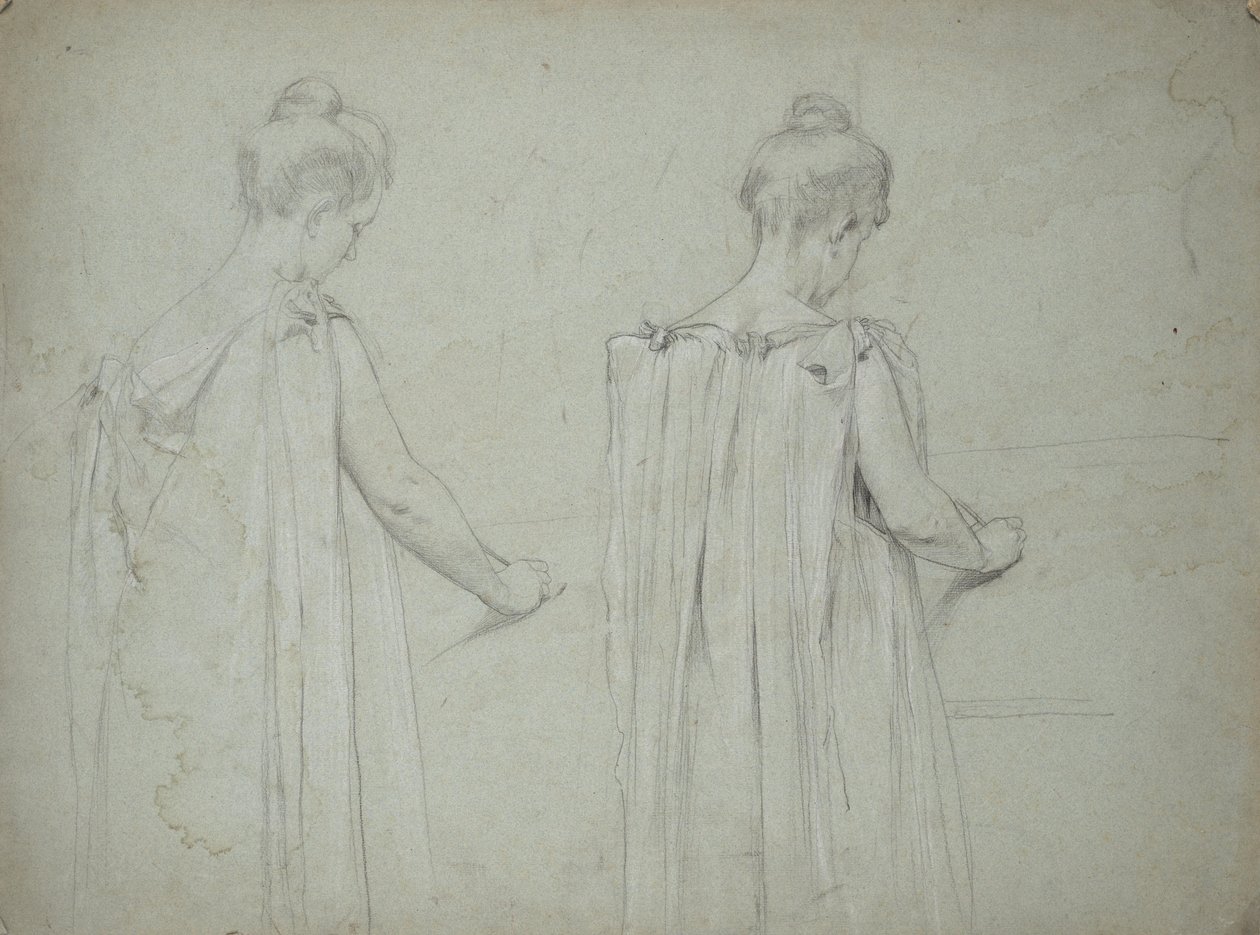 Collezione di 84 disegni e dipinti da Franz von Matsch