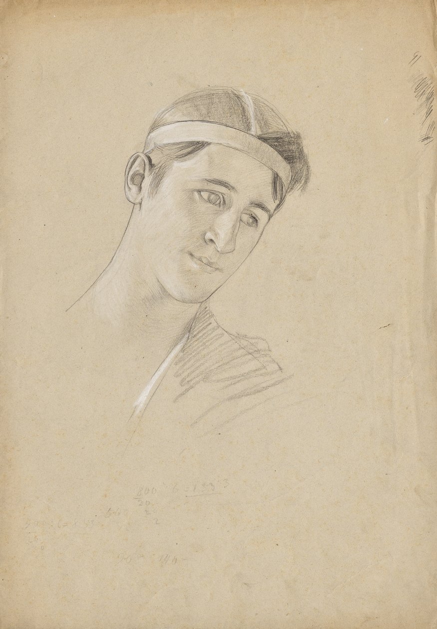 Studio della testa per Achille da Franz von Matsch