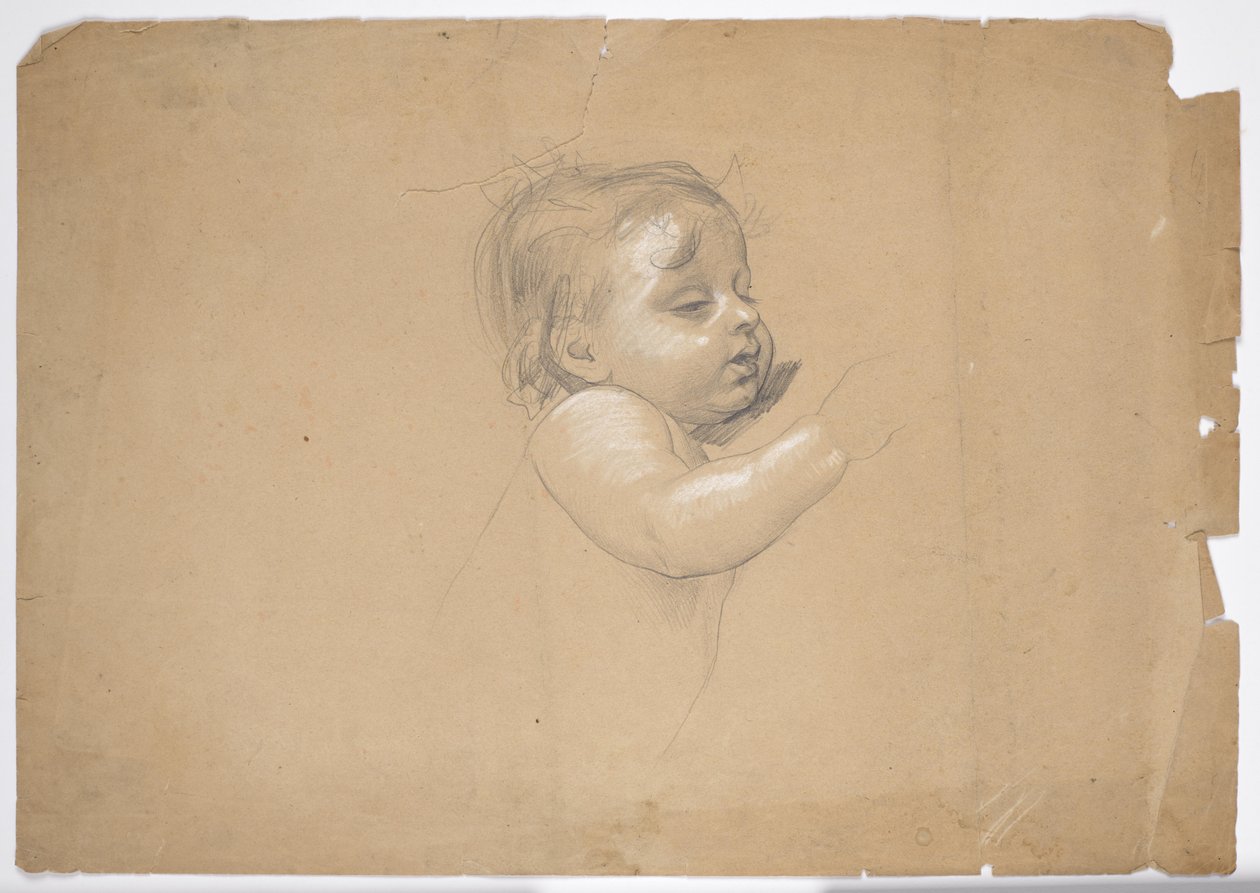 Studio di un neonato da Franz von Matsch
