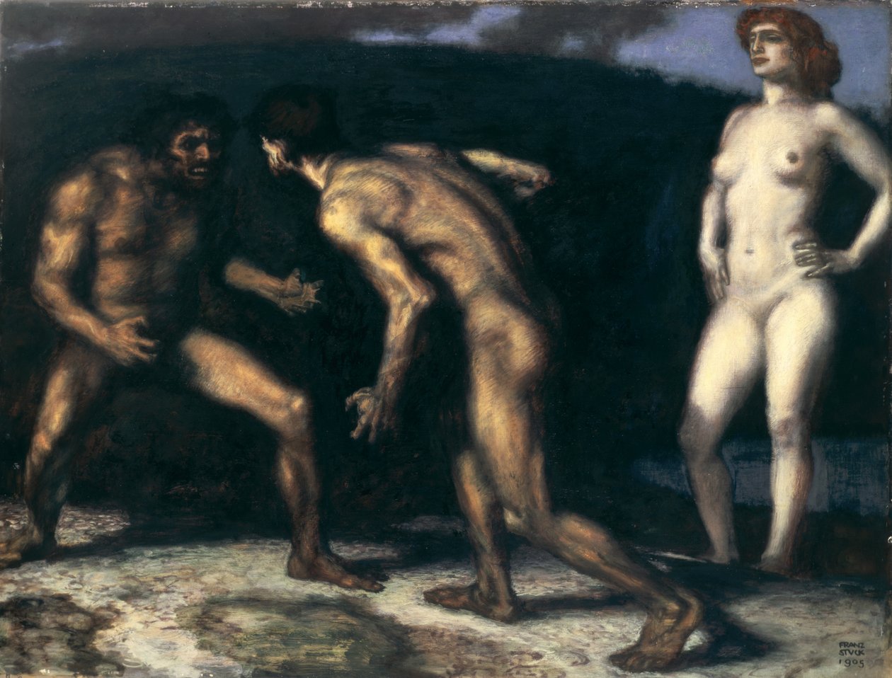 Battaglia per una donna da Franz von Stuck