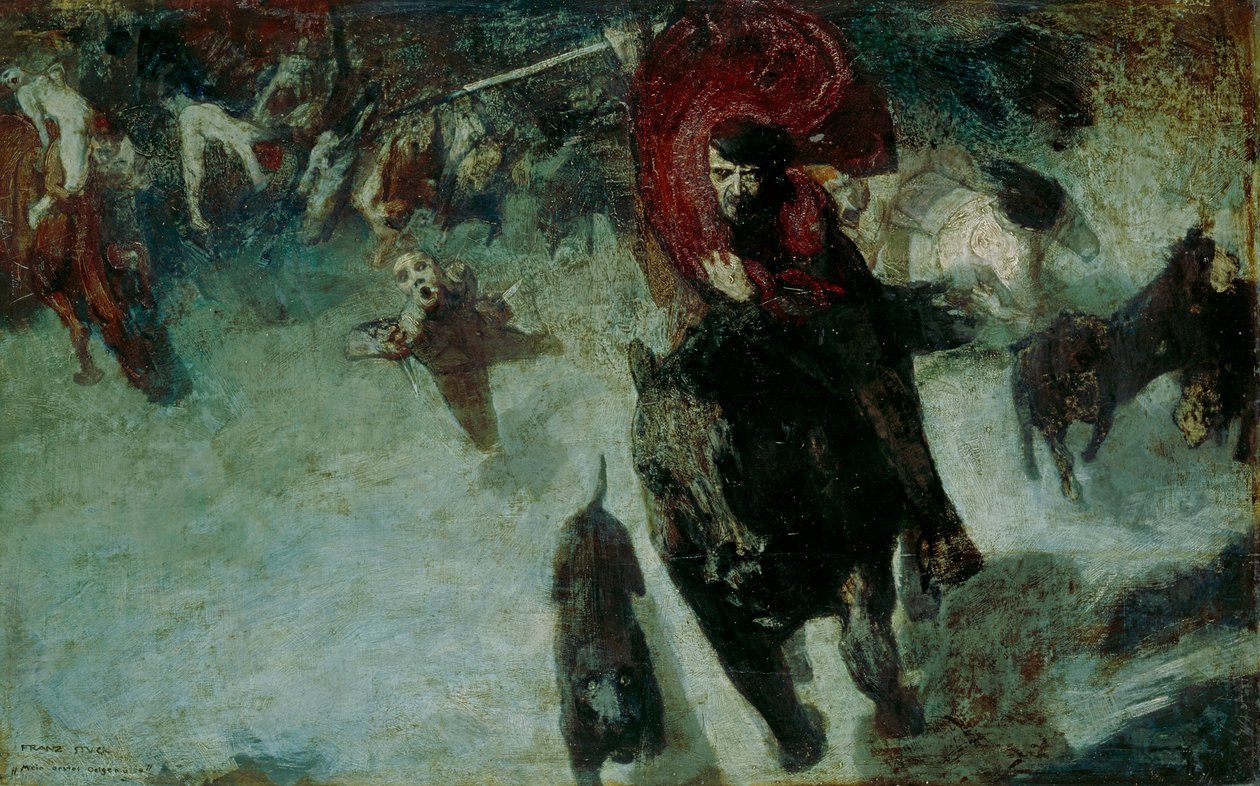 La caccia selvaggia da Franz von Stuck