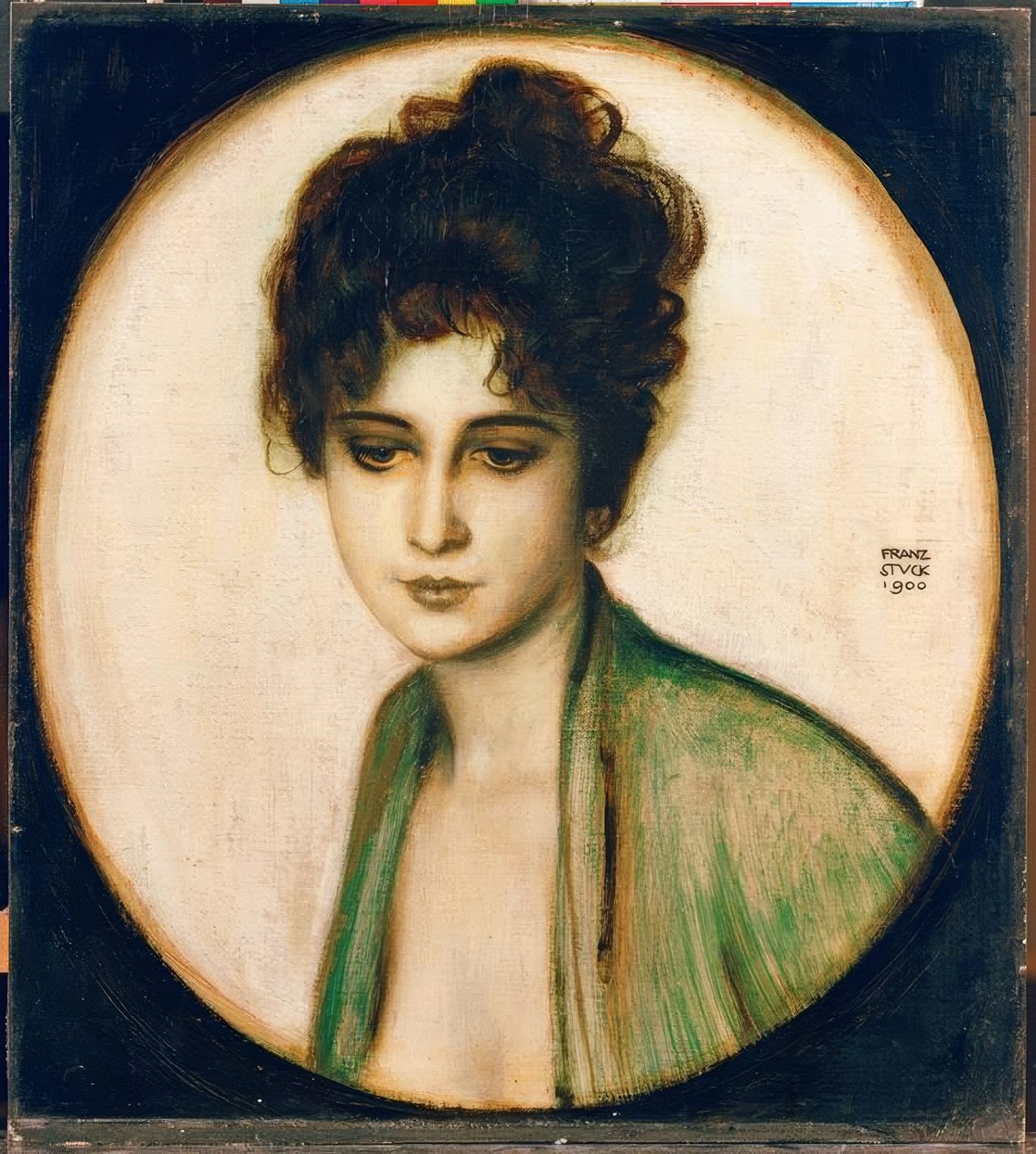Ritratto di Frau Feez | Franz von Stuck | Stampa d'arte