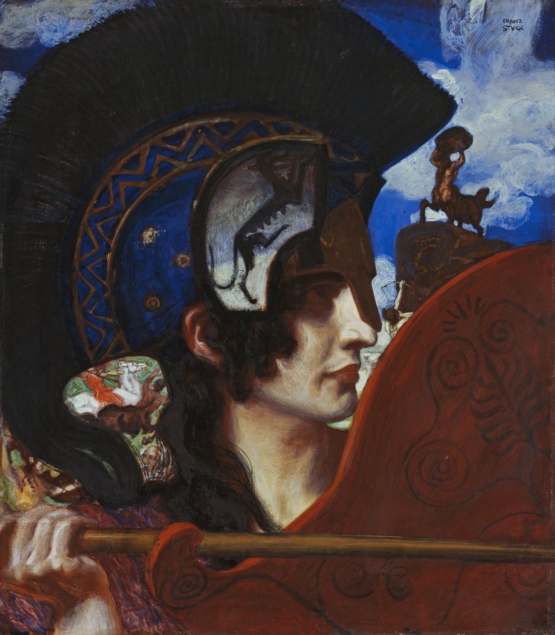 Amazzone combattente da Franz von Stuck