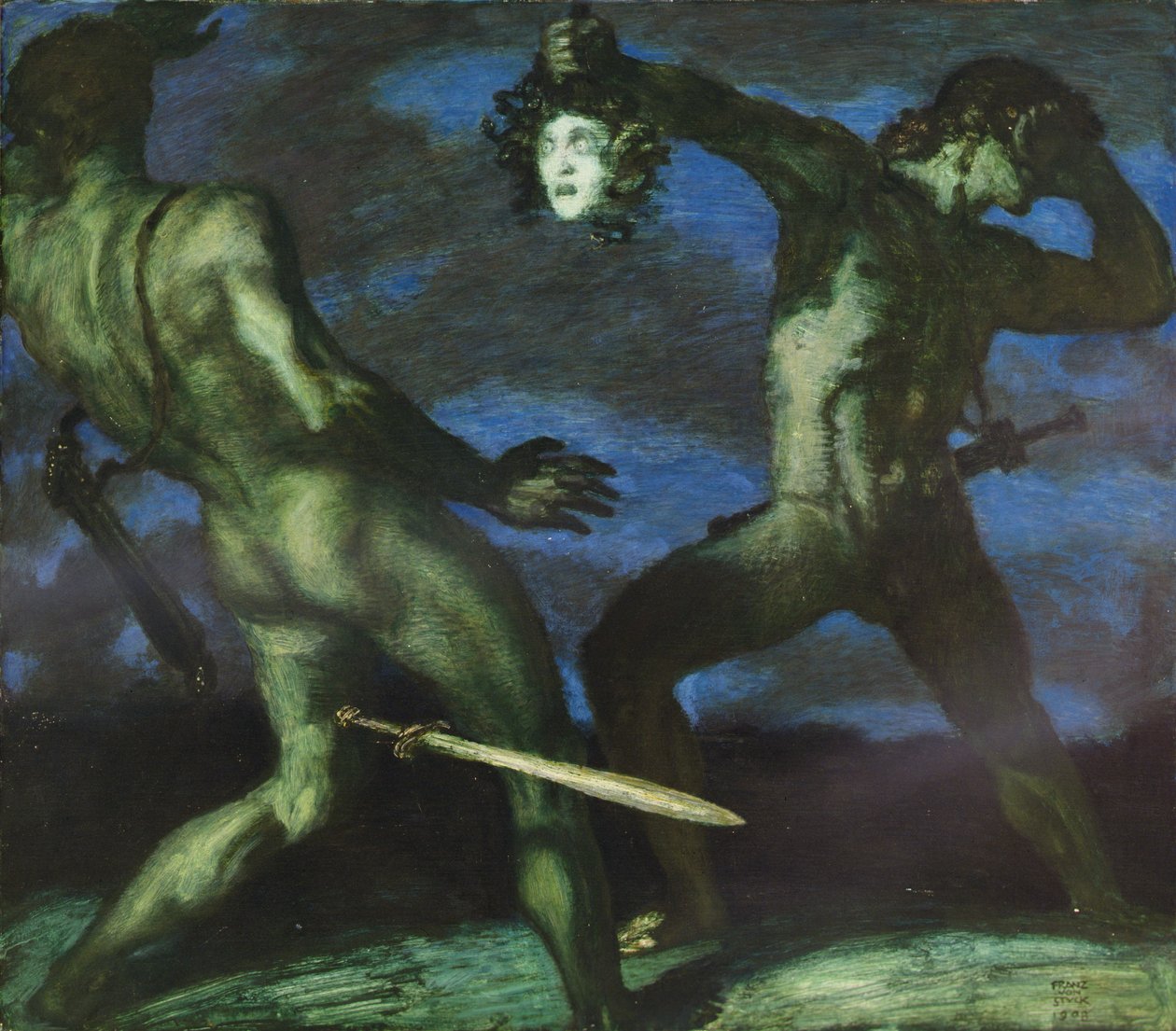 Perseo con la testa di Medusa da Franz von Stuck