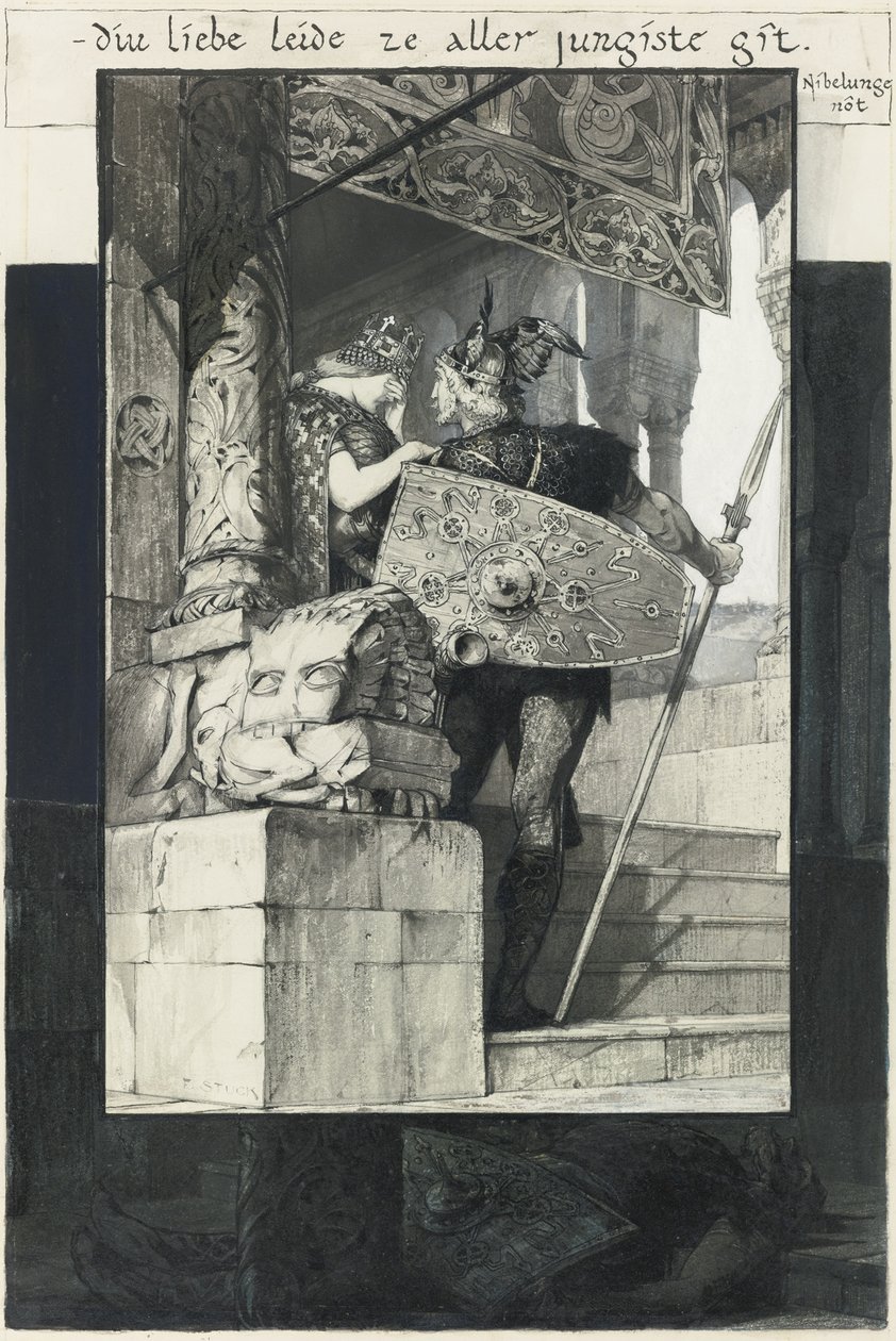 Sigfrido e Crimilde da Franz von Stuck