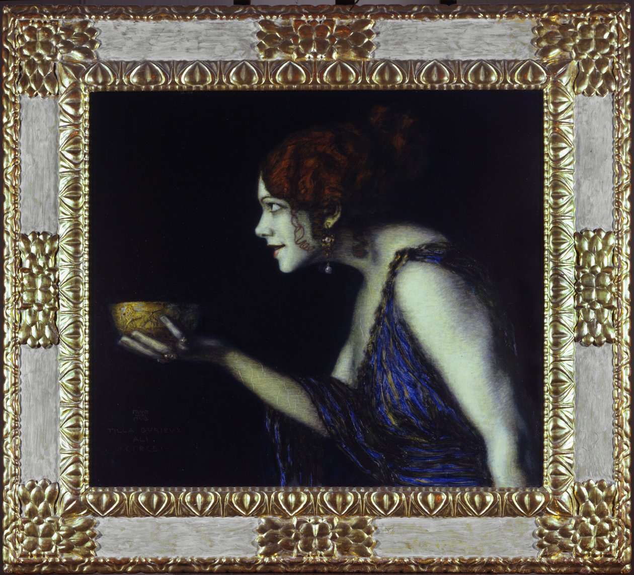 Tilla Durieux nel ruolo di Circe da Franz von Stuck