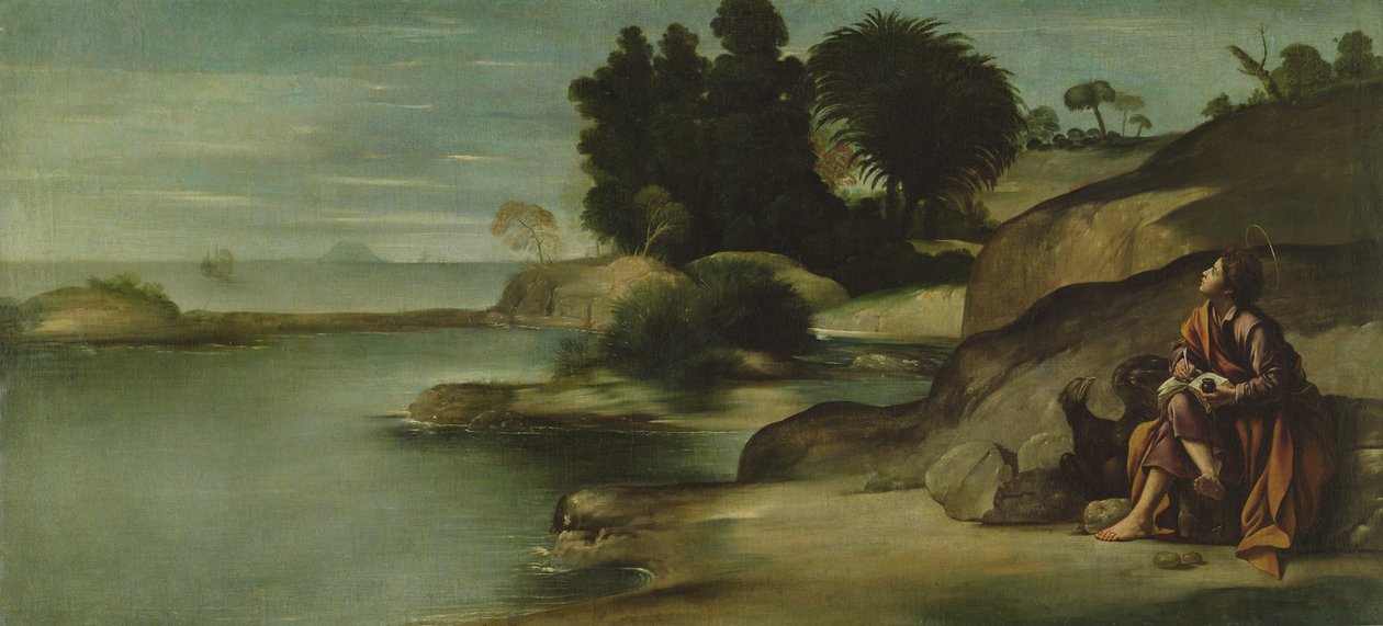 San Giovanni Evangelista in un paesaggio da Juan Bautista Maíno