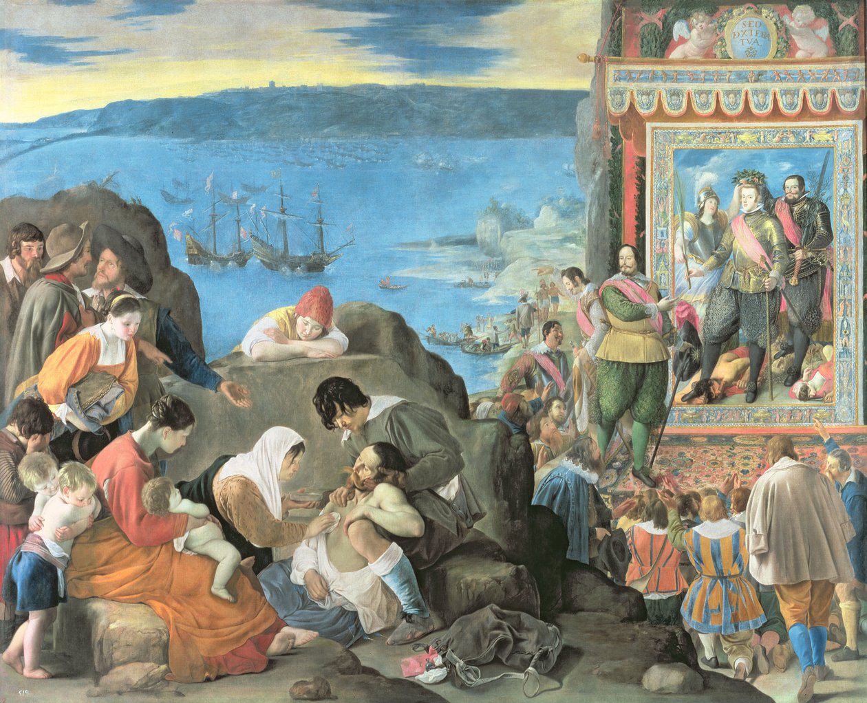 Il recupero della baia di San Salvador, Brasile, c.1634-35 da Juan Bautista Maíno