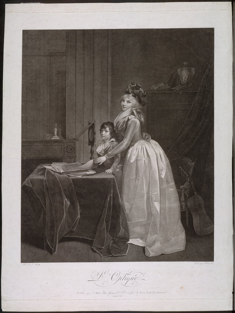 Il visualizzatore ottico, c. 1794 da Fréderic Cazenave