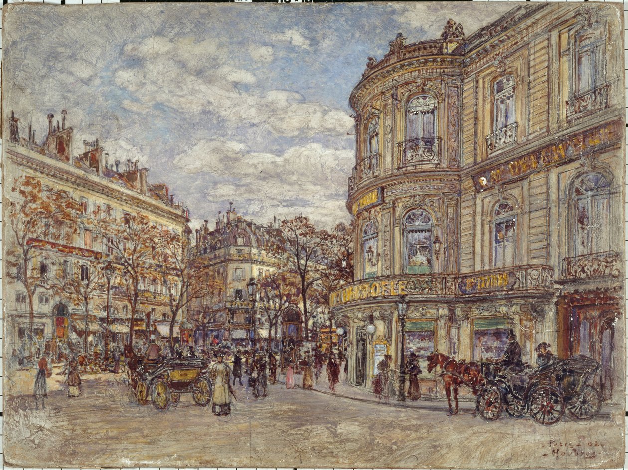 Francese: Le Pavillon de Hanovre, rue Louis-le-Grand da Frederic Anatole Houbron