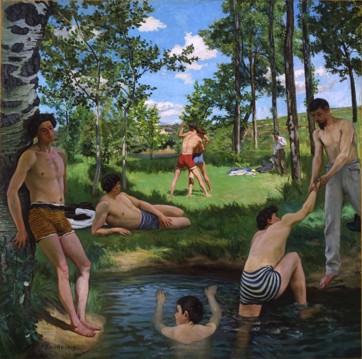 Scena estiva da Frédéric Bazille