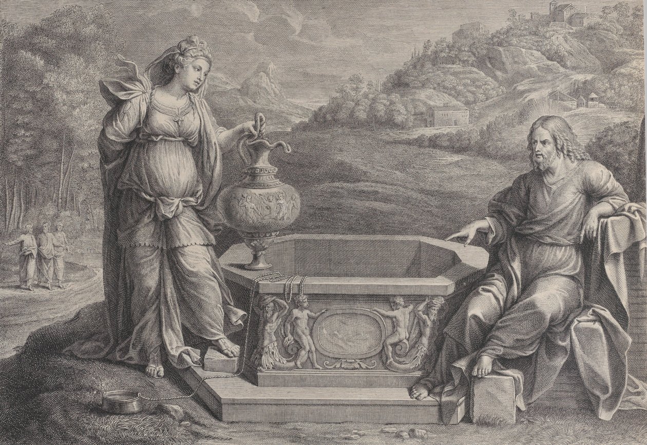 Cristo e la donna di Samaria da Frédéric Horthemels