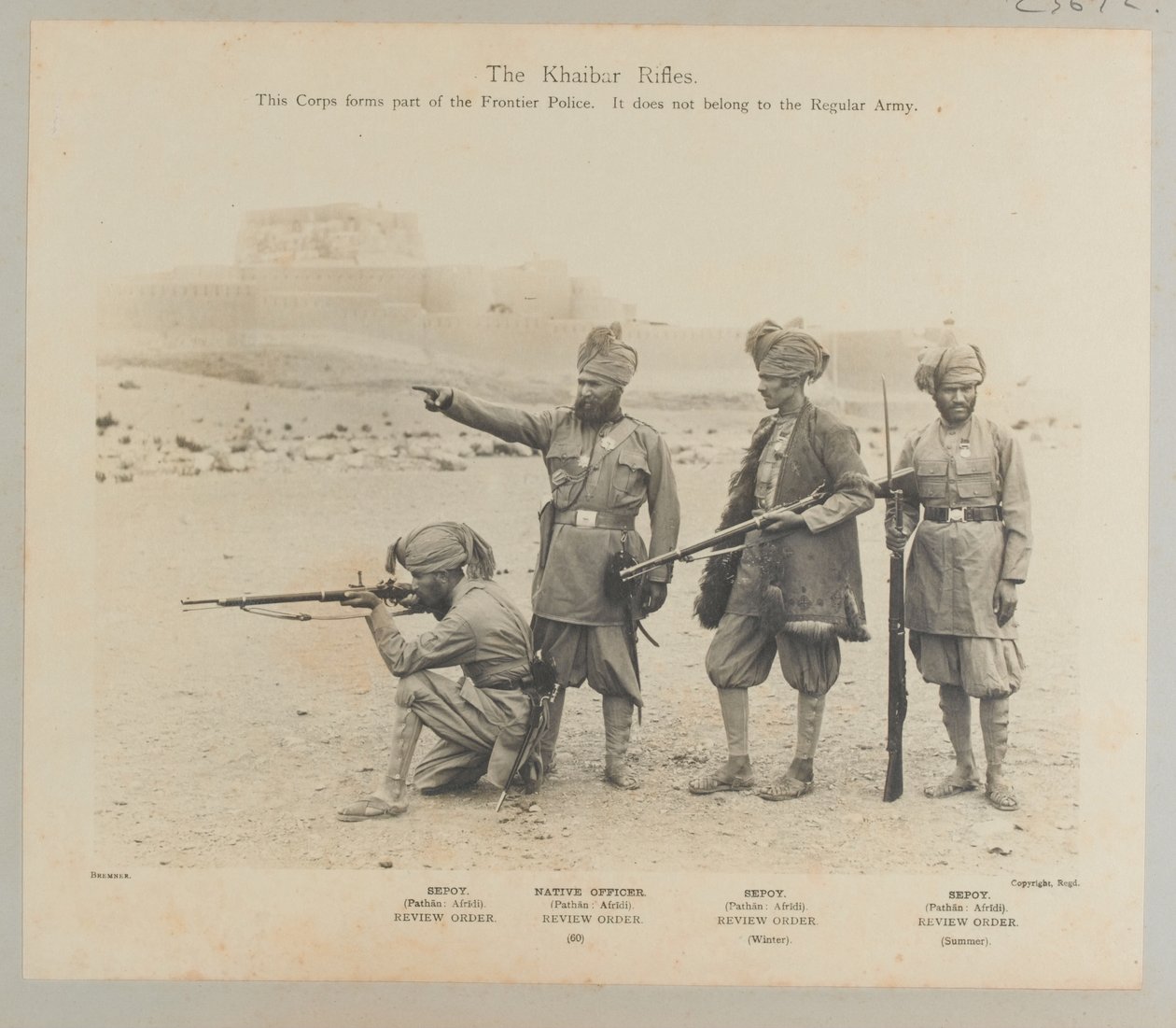 I Fucilieri del Khyber, circa 1900 da Fred Bremner