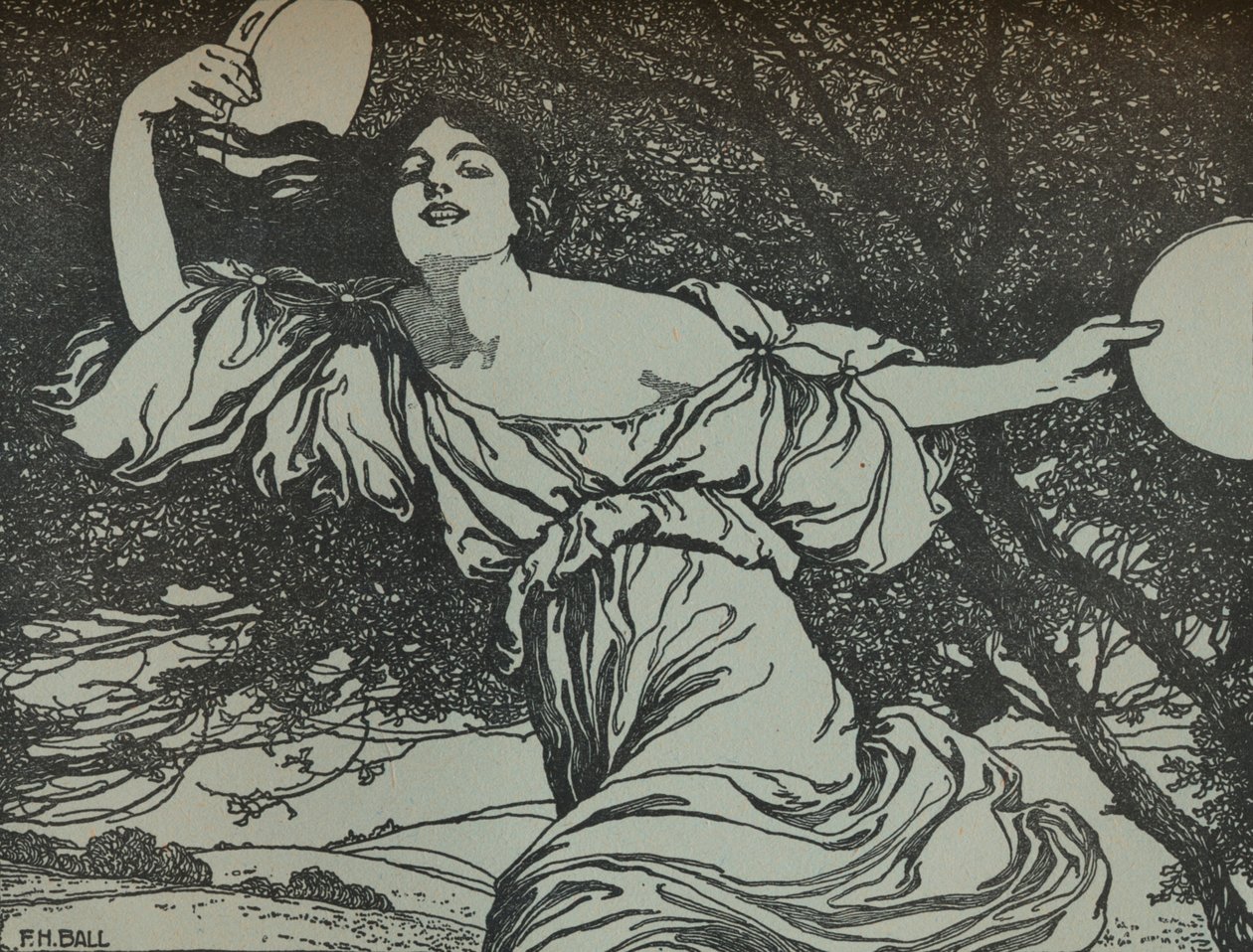 Baccante, c1914-1915 da Fred Hammersley Ball