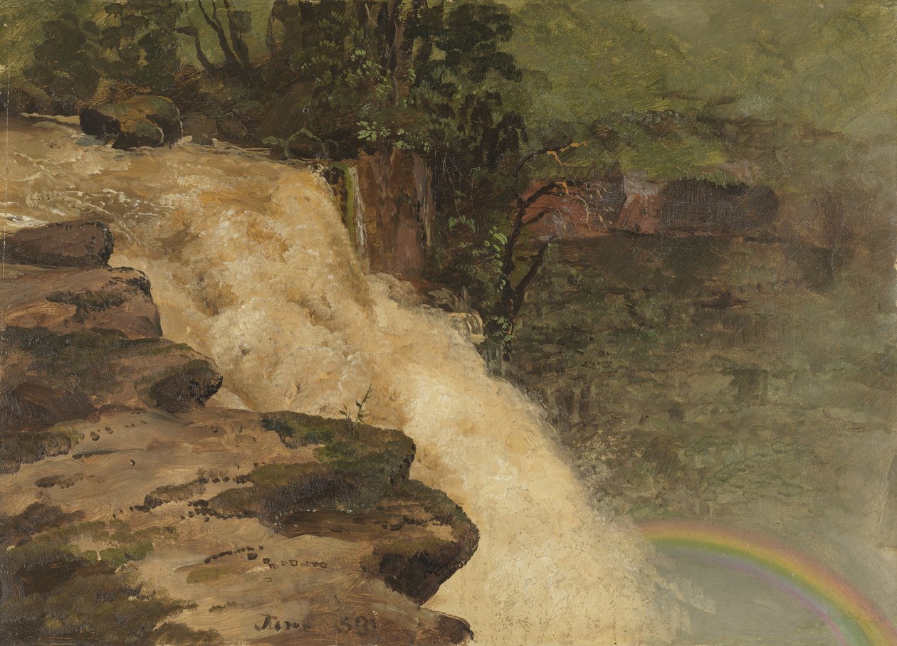 Una cascata in Colombia da Frederic Edwin Church