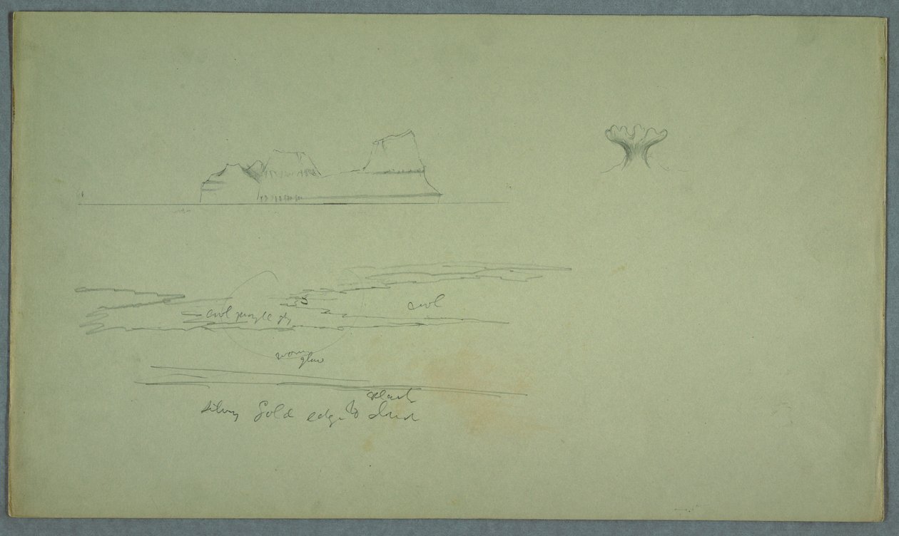 Iceberg galleggiante e fiore di ghiaccio da Frederic Edwin Church