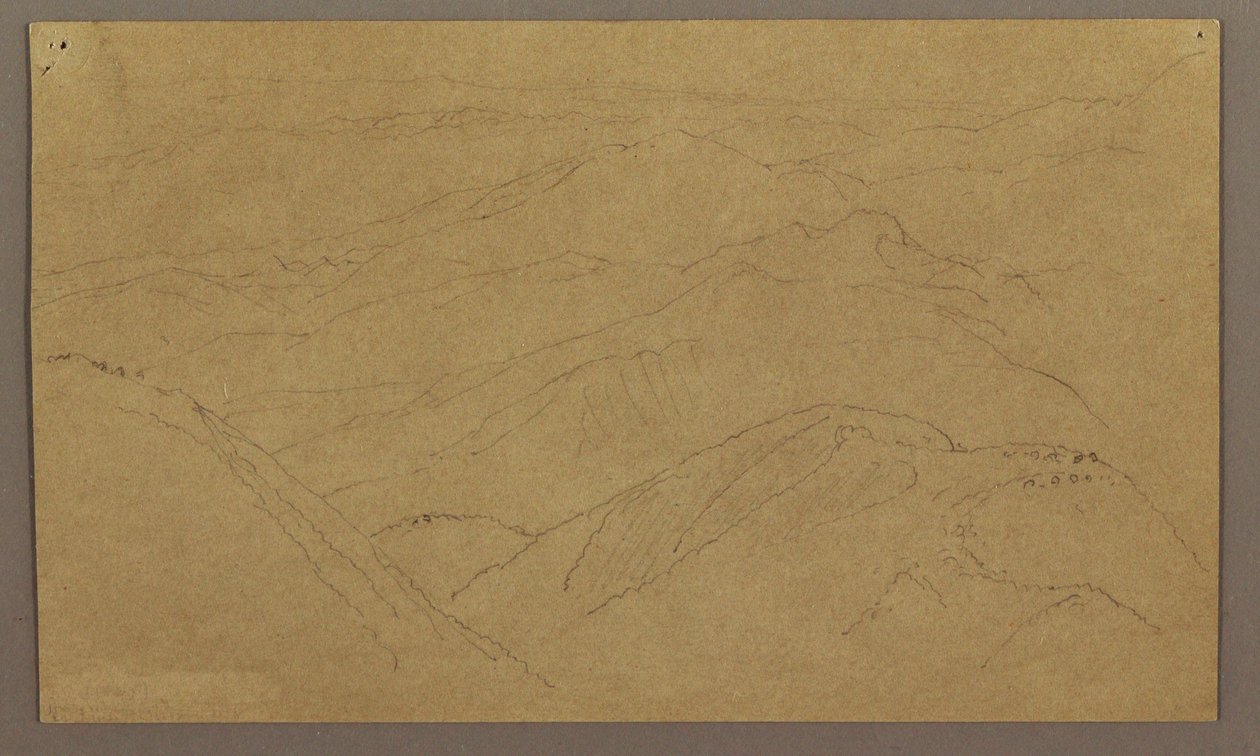Paesaggio; Verso da Frederic Edwin Church
