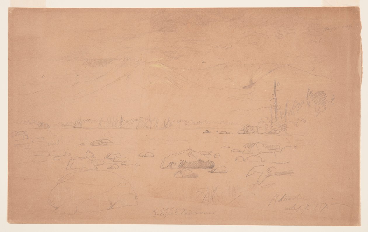 Monti Katahdin e Turner da Frederic Edwin Church