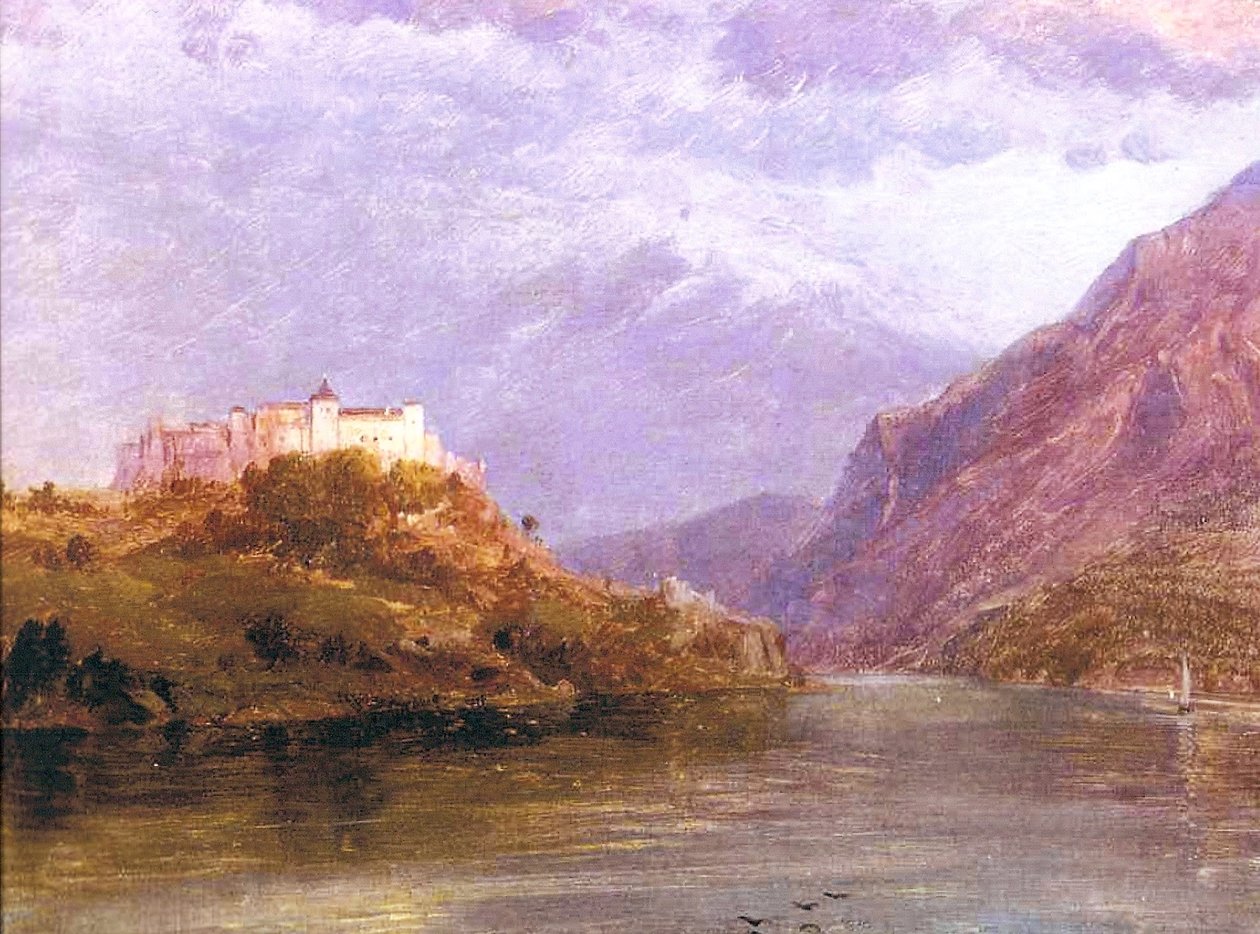 Castello di Salisburgo, 1868-69 da Frederic Edwin Church